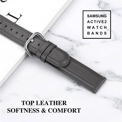 Watch Strap for Huawei Watch GT / GT 2 46mm / 42mm / Samsung Galaxy Watch 46mm First Layer Cowhide Wrist Band