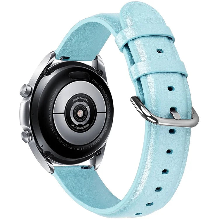 Watch Strap for Huawei Watch GT / GT 2 46mm / 42mm / Samsung Galaxy Watch 46mm First Layer Cowhide Wrist Band