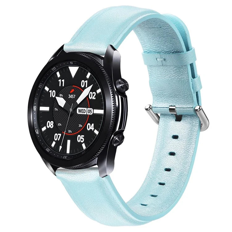 Watch Strap for Huawei Watch GT / GT 2 46mm / 42mm / Samsung Galaxy Watch 46mm First Layer Cowhide Wrist Band