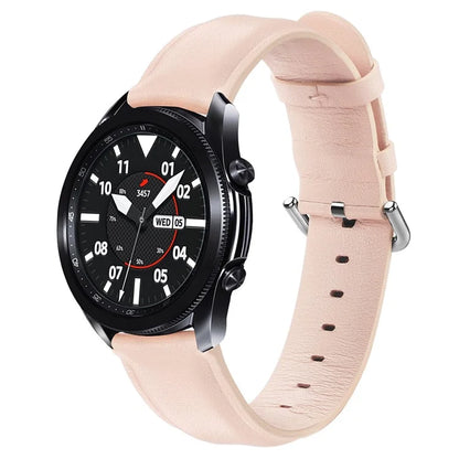 Watch Strap for Huawei Watch GT / GT 2 46mm / 42mm / Samsung Galaxy Watch 46mm First Layer Cowhide Wrist Band