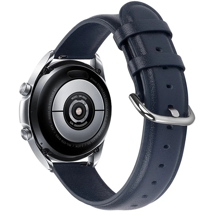 Watch Strap for Huawei Watch GT / GT 2 46mm / 42mm / Samsung Galaxy Watch 46mm First Layer Cowhide Wrist Band