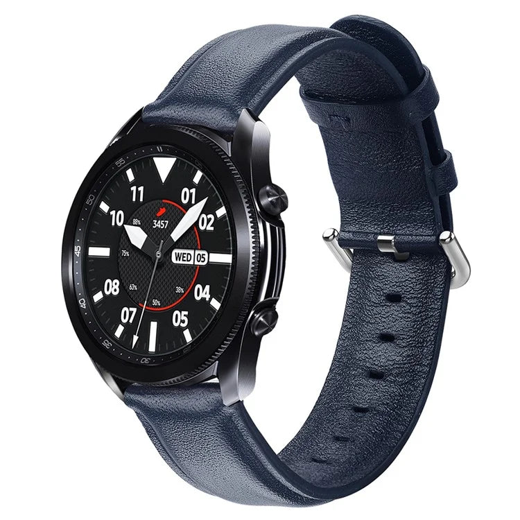 Watch Strap for Huawei Watch GT / GT 2 46mm / 42mm / Samsung Galaxy Watch 46mm First Layer Cowhide Wrist Band