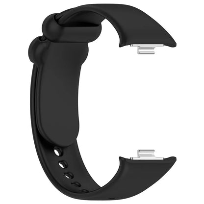 For Xiaomi Redmi Watch 4 / Mi 8 Pro Silicone Watch Band with Black Buckle