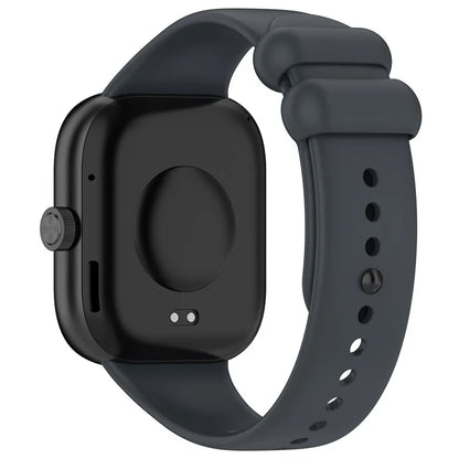 For Xiaomi Redmi Watch 4 / Mi 8 Pro Silicone Watch Band with Black Buckle