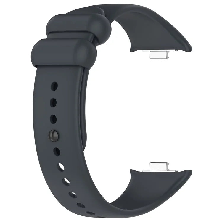 For Xiaomi Redmi Watch 4 / Mi 8 Pro Silicone Watch Band with Black Buckle