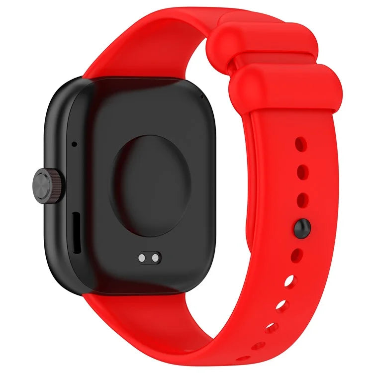 For Xiaomi Redmi Watch 4 / Mi 8 Pro Silicone Watch Band with Black Buckle