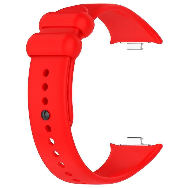For Xiaomi Redmi Watch 4 / Mi 8 Pro Silicone Watch Band with Black Buckle