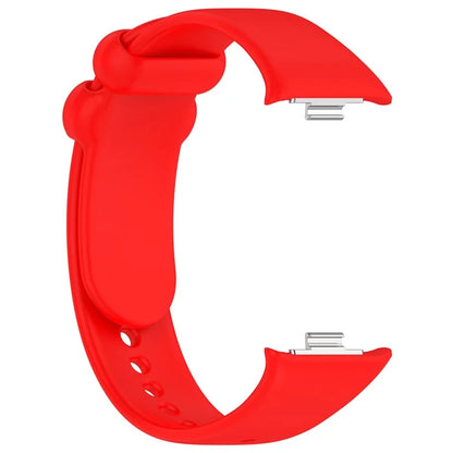 For Xiaomi Redmi Watch 4 / Mi 8 Pro Silicone Watch Band with Black Buckle