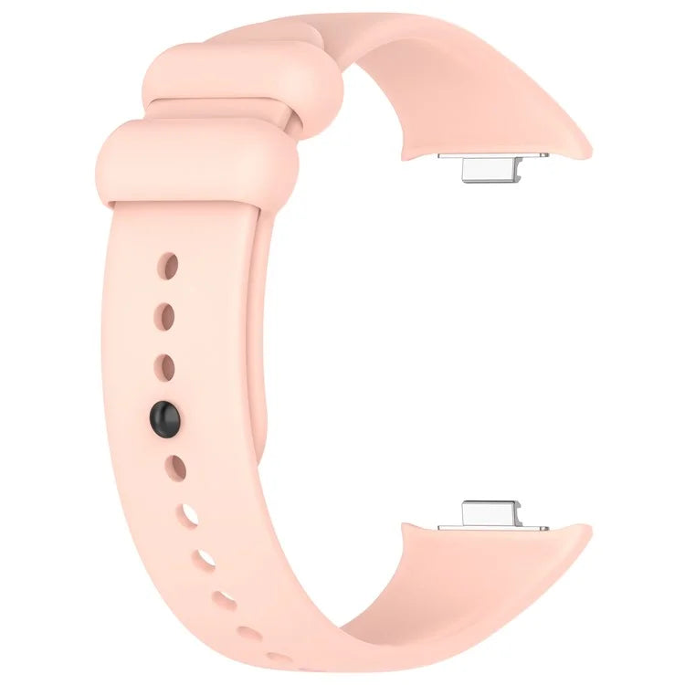 For Xiaomi Redmi Watch 4 / Mi 8 Pro Silicone Watch Band with Black Buckle
