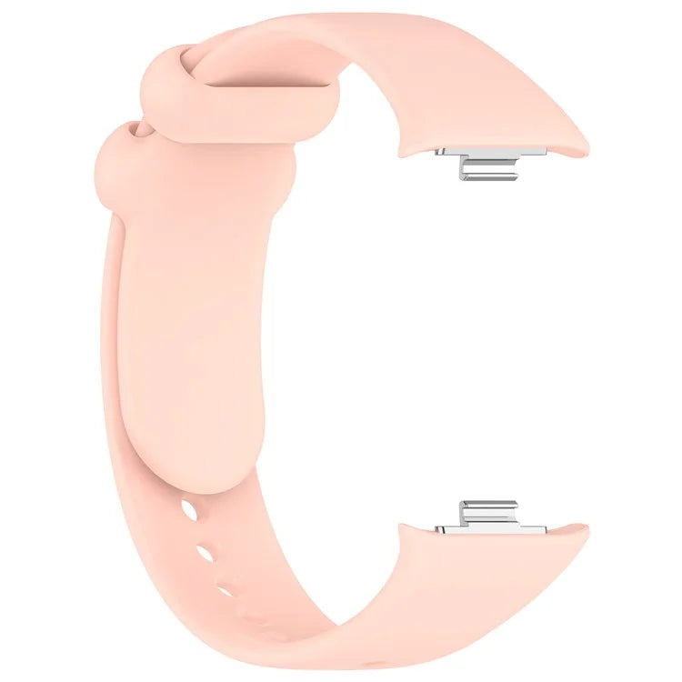 For Xiaomi Redmi Watch 4 / Mi 8 Pro Silicone Watch Band with Black Buckle