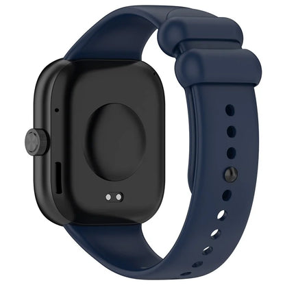 For Xiaomi Redmi Watch 4 / Mi 8 Pro Silicone Watch Band with Black Buckle