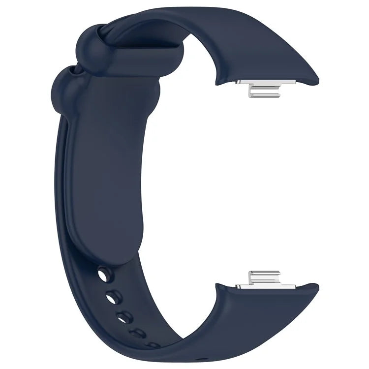 For Xiaomi Redmi Watch 4 / Mi 8 Pro Silicone Watch Band with Black Buckle