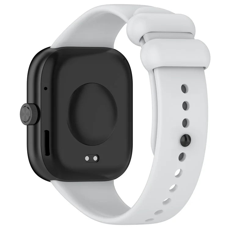 For Xiaomi Redmi Watch 4 / Mi 8 Pro Silicone Watch Band with Black Buckle