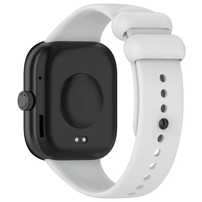 For Xiaomi Redmi Watch 4 / Mi 8 Pro Silicone Watch Band with Black Buckle