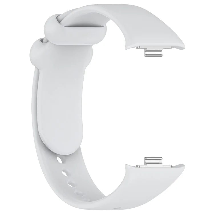For Xiaomi Redmi Watch 4 / Mi 8 Pro Silicone Watch Band with Black Buckle