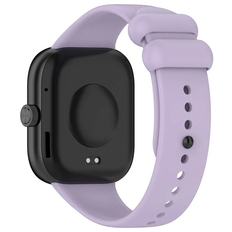 For Xiaomi Redmi Watch 4 / Mi 8 Pro Silicone Watch Band with Black Buckle