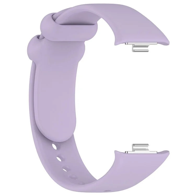 For Xiaomi Redmi Watch 4 / Mi 8 Pro Silicone Watch Band with Black Buckle