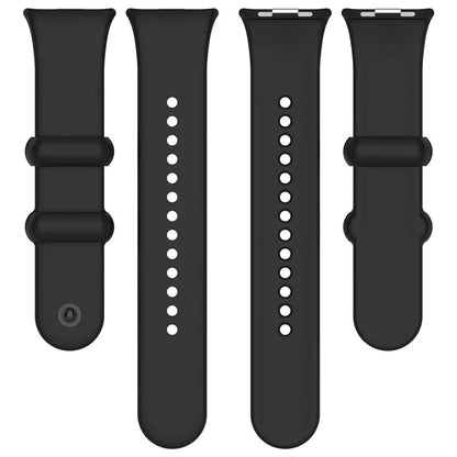 For Xiaomi Redmi Watch 4 / Mi 8 Pro Silicone Watch Band with Black Buckle