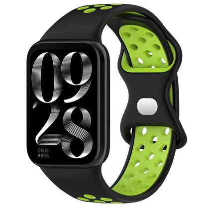 For Xiaomi Mi 8 Pro Replacement Band Dual Color Silicone Watch Strap