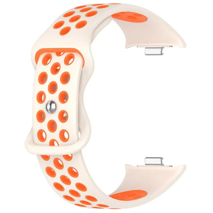 For Xiaomi Mi 8 Pro Replacement Band Dual Color Silicone Watch Strap