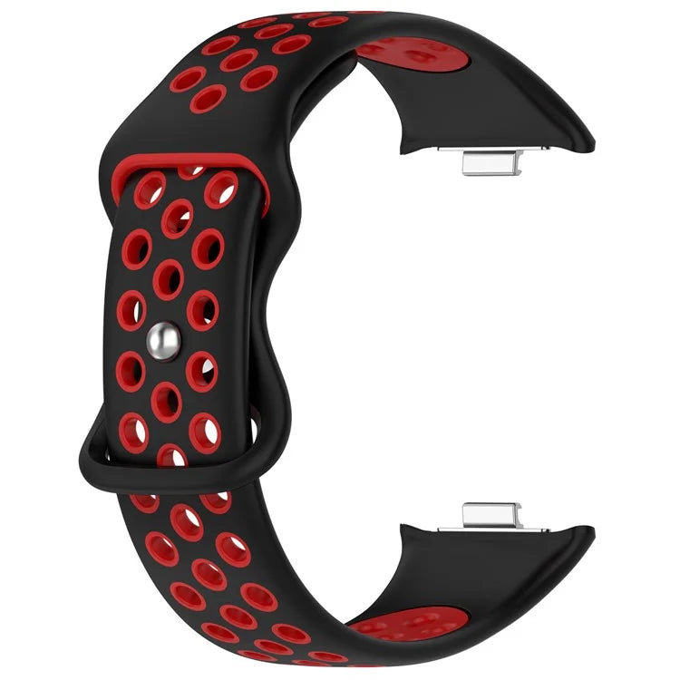 For Xiaomi Mi 8 Pro Replacement Band Dual Color Silicone Watch Strap