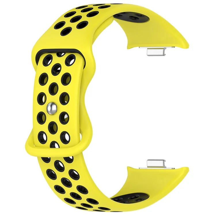 For Xiaomi Mi 8 Pro Replacement Band Dual Color Silicone Watch Strap