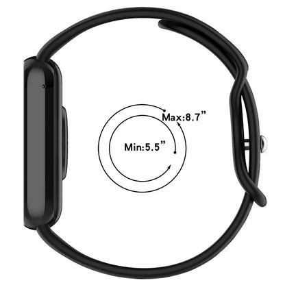 For Xiaomi Mi 8 Pro Replacement Band Dual Color Silicone Watch Strap