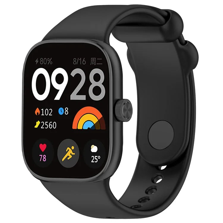 For Xiaomi Redmi Watch 4 / Smart Band 8 Pro Silicone Watch Strap Adjustable Band