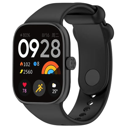 For Xiaomi Redmi Watch 4 / Smart Band 8 Pro Silicone Watch Strap Adjustable Band