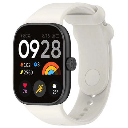 For Xiaomi Redmi Watch 4 / Smart Band 8 Pro Silicone Watch Strap Adjustable Band