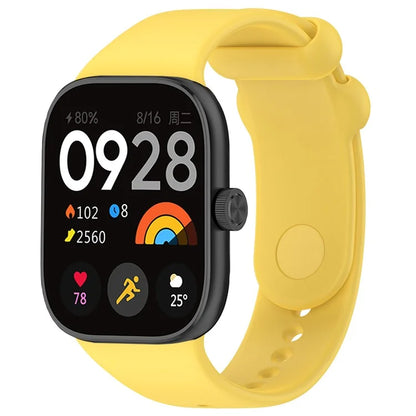 For Xiaomi Redmi Watch 4 / Smart Band 8 Pro Silicone Watch Strap Adjustable Band