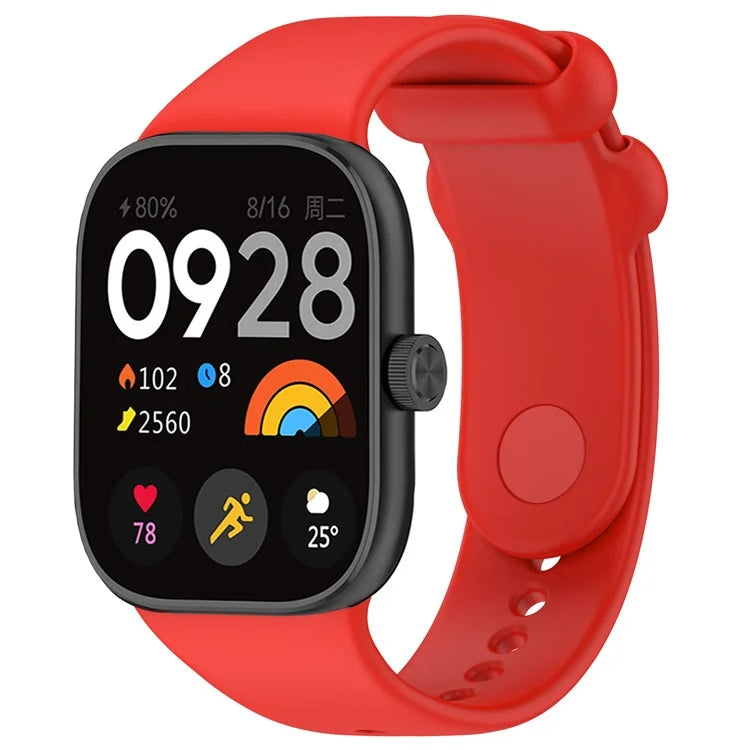 For Xiaomi Redmi Watch 4 / Smart Band 8 Pro Silicone Watch Strap Adjustable Band