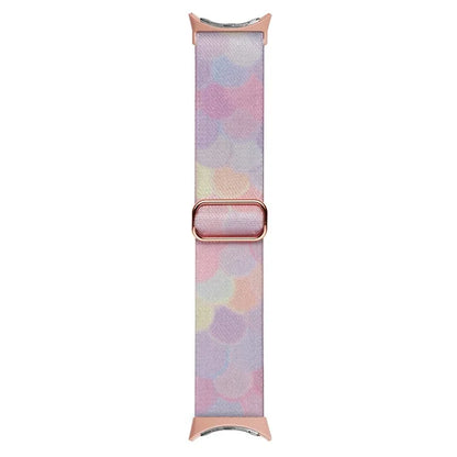 For Google Pixel Watch / Watch 2 Pattern Straps Adjustable Nylon Watch Band