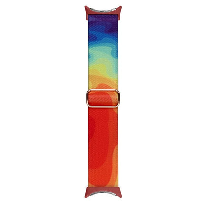 For Google Pixel Watch / Watch 2 Pattern Straps Adjustable Nylon Watch Band