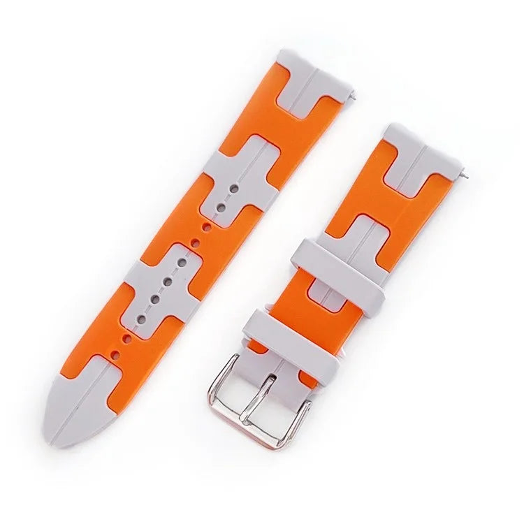For Samsung Galaxy Watch6 / Watch6 Classic / Huawei Watch GT 4 41mm Silicone 20mm Watch Band
