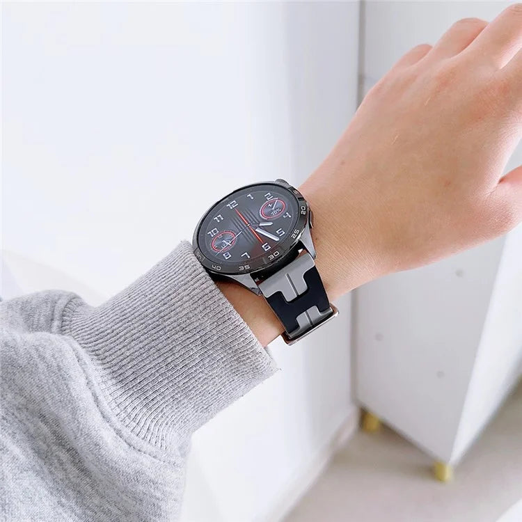 For Samsung Galaxy Watch6 / Watch6 Classic / Huawei Watch GT 4 41mm Silicone 20mm Watch Band