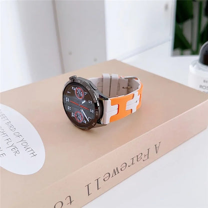 For Samsung Galaxy Watch6 / Watch6 Classic / Huawei Watch GT 4 41mm Silicone 20mm Watch Band