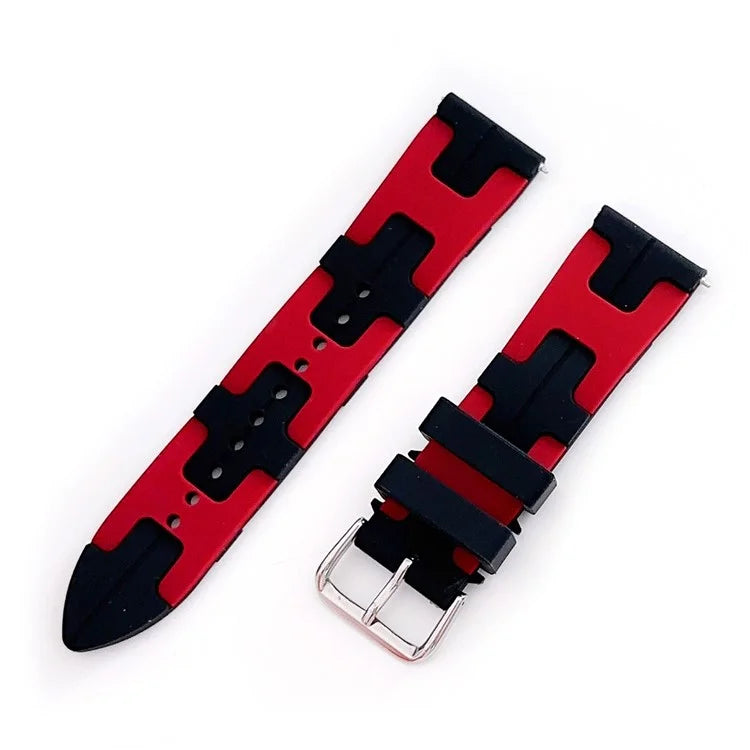 For Samsung Galaxy Watch6 / Watch6 Classic / Huawei Watch GT 4 41mm Silicone 20mm Watch Band