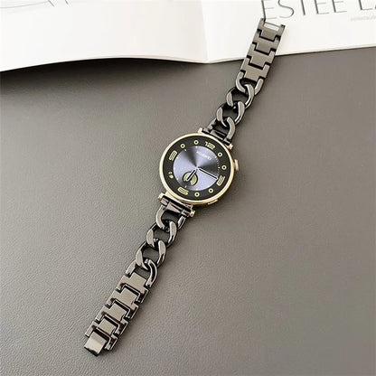 For Huawei Watch GT 4 41mm / Garmin Venu 3S 18mm Zinc Alloy Watch Band Chain Bracelet Strap
