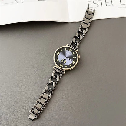 For Samsung Galaxy Watch6 40mm / 44mm / GarminActive 5 20mm Chain Watch Strap Zinc Alloy Wrist Strap