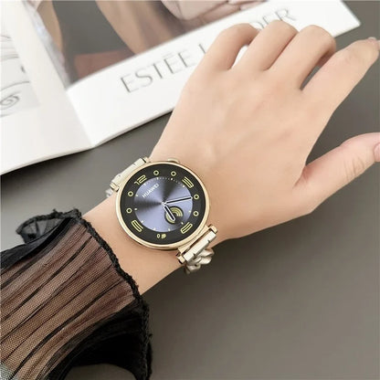 For Samsung Galaxy Watch6 40mm / 44mm / GarminActive 5 20mm Chain Watch Strap Zinc Alloy Wrist Strap
