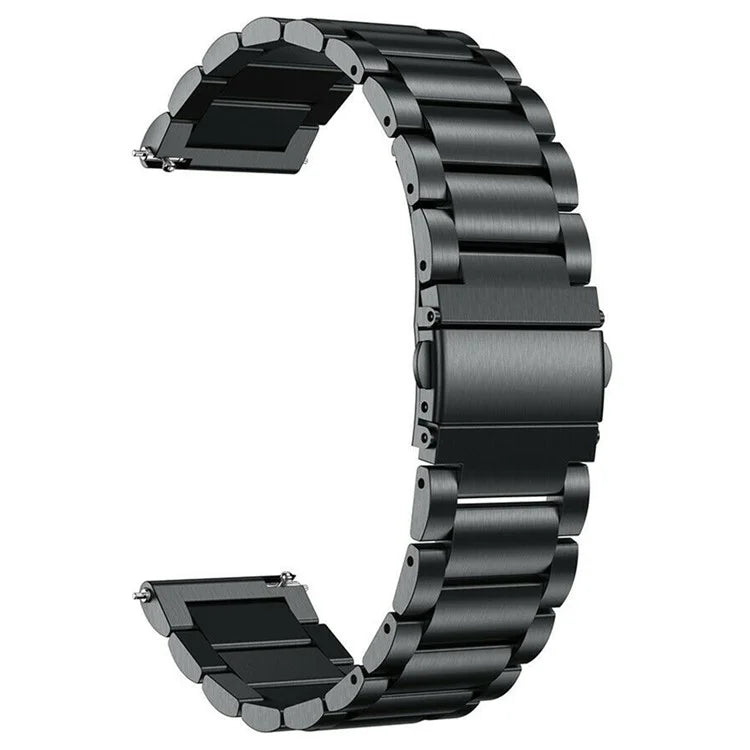 For Garmin Forerunner 255 / 255 Music 3-Bead 316L Stainless Steel Strap 22mm Replacement Wrist Band
