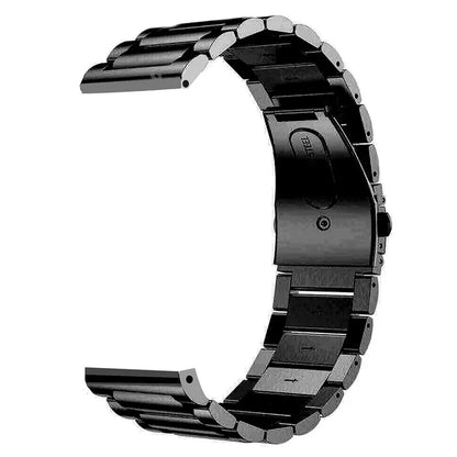 For Garmin Forerunner 255 / 255 Music 3-Bead 316L Stainless Steel Strap 22mm Replacement Wrist Band