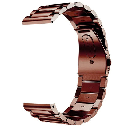 For Garmin Forerunner 255 / 255 Music 3-Bead 316L Stainless Steel Watch Strap 22mm Wrist Band