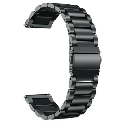 For Garmin Vivoactive 4 Replacement Wrist Strap Stylish 3-Bead 316L Stainless Steel 22mm Watch Band