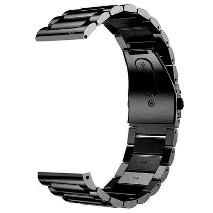 For Garmin Vivoactive 4 Replacement Wrist Strap Stylish 3-Bead 316L Stainless Steel 22mm Watch Band