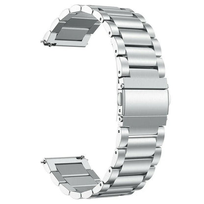 For Garmin Vivoactive 4 Replacement Strap 22mm 3-Bead 316L Stainless Steel Smartwatch Band