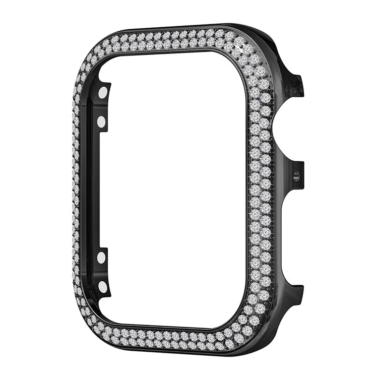 Rhinestone Decor Zinc Alloy Watch Case for Apple Watch SE  /  SE (2022)  /  SE (2023)  /  Series 6  /  5  /  4 40mm