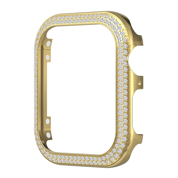 Rhinestone Decor Zinc Alloy Watch Case for Apple Watch SE  /  SE (2022)  /  SE (2023)  /  Series 6  /  5  /  4 40mm