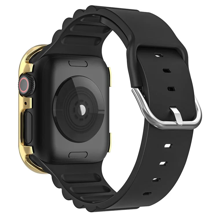 For Apple Watch Series 4 / 5 / 6 / SE / SE (2022) / SE (2023) 44mm Rhinestone Decor Zinc Alloy Watch Case